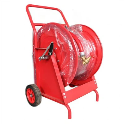 Carrinho de carretel de mangueira de incêndio