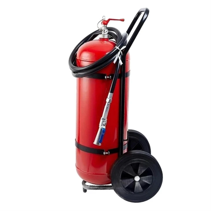 Extintor de incêndio livre de carrinho de fluorina